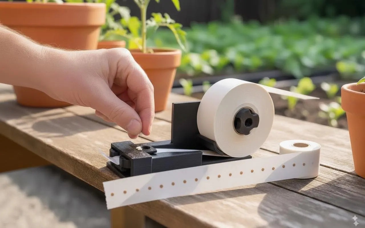 Garden Gadgets Drop Seeder and Seed Taper tools for high-yield home gardening efficiency