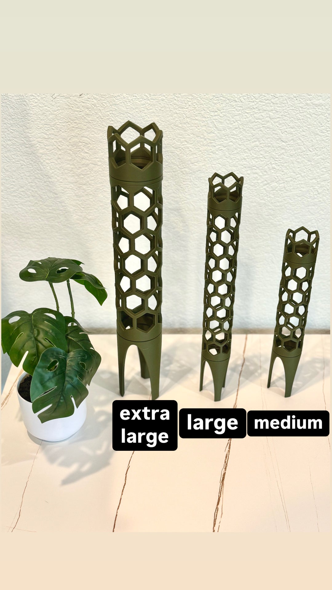 extra tall moss pole Large Moss Pole System - Modular & Eco-Friendly