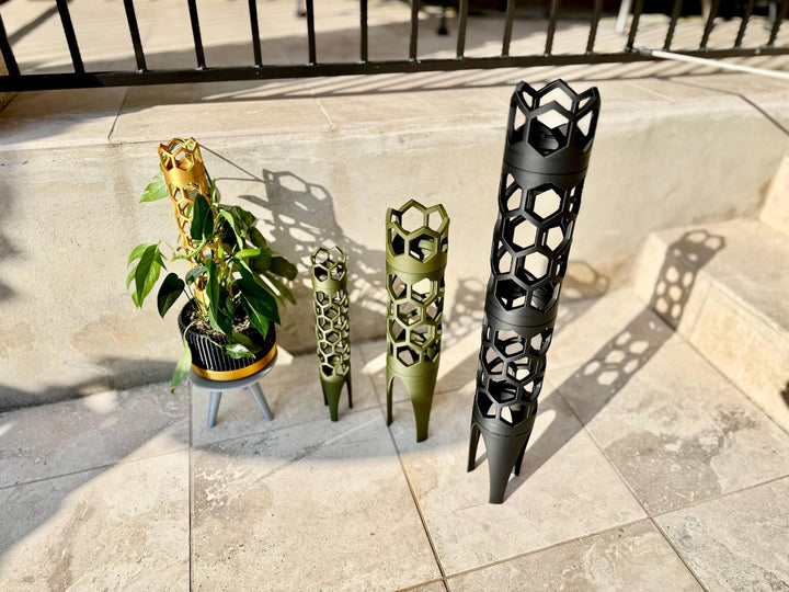 Mega Moss Pole System - Modular & Eco-Friendly - Expandable Plant Support for Thriving Indoor Gardens